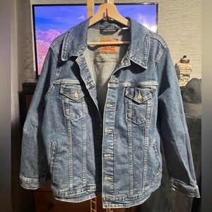 Levi’s Original Denim Trucker Jacket Medium Wash Plus Size 2X (18-20)